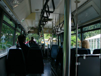 in the bus